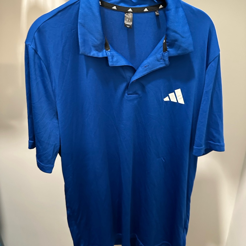 Adidas Men's Vibrant Blue Polo